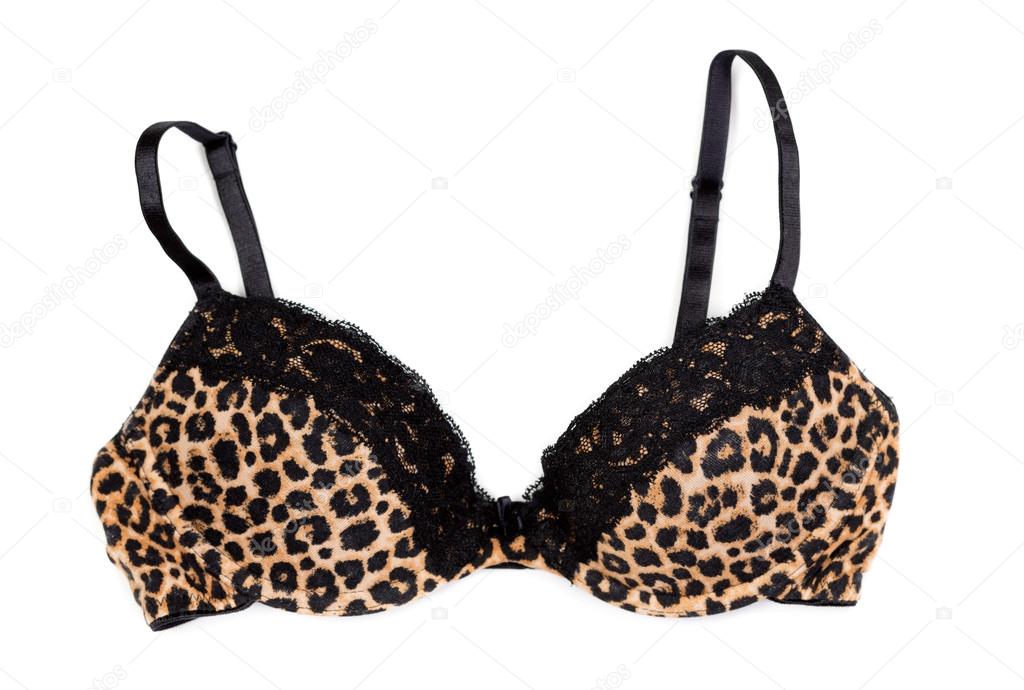 leopard print bra