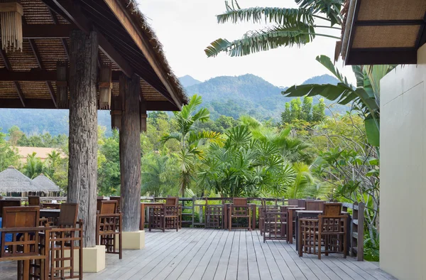 Open-air restaurant. — Stock Photo, Image