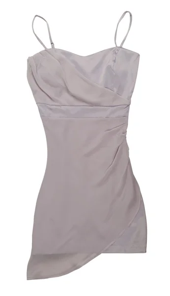 Beige elegant woman's dress. — Stock Photo, Image