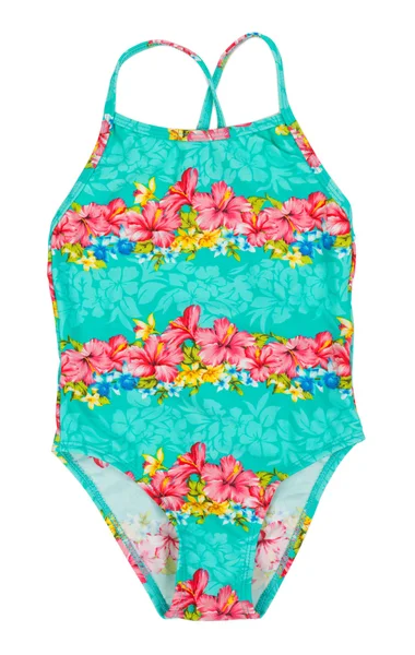 Fused turquoise swimsuit — Stock Photo, Image