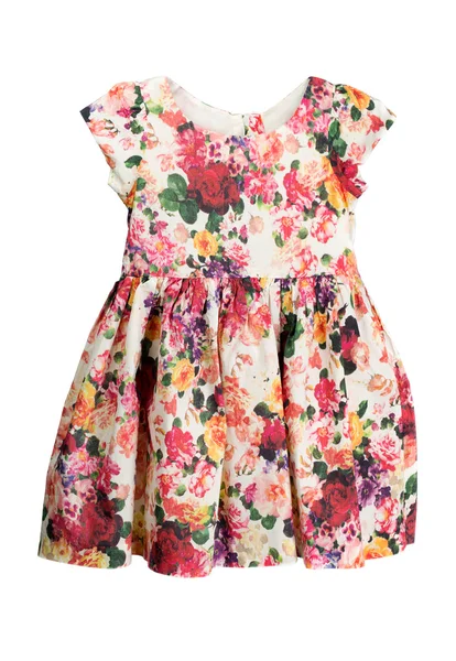 Dress with floral pattern — Stock Photo, Image