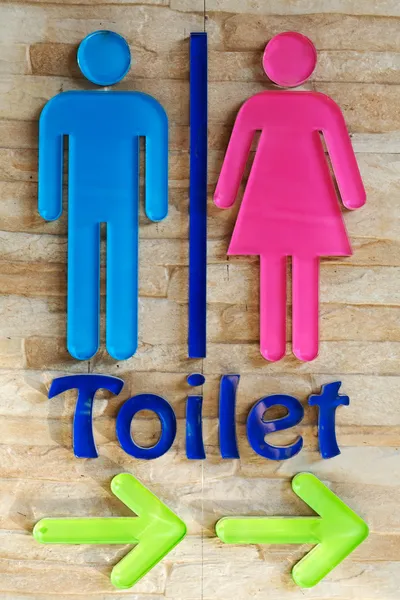 Farbindex Toiletten — Stockfoto