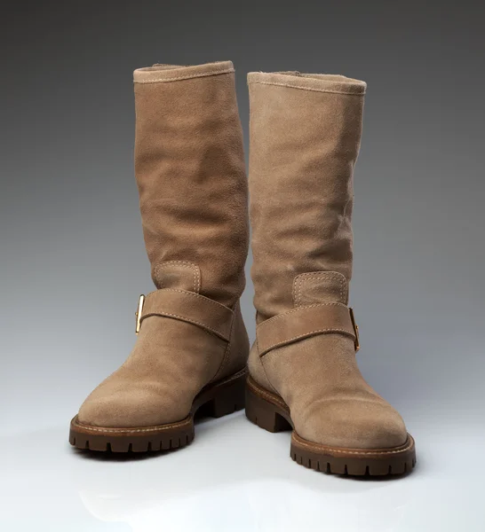 Sheepskin boots — Stock Photo, Image