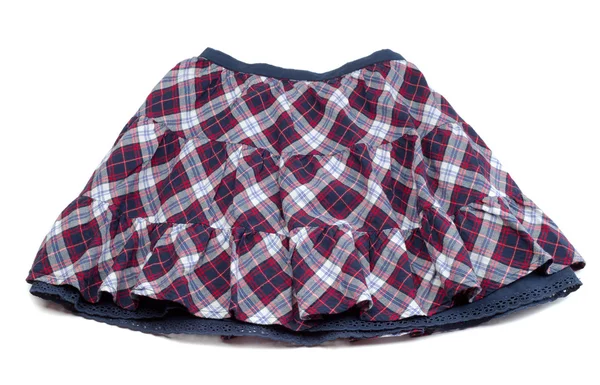 Plaid skirt — Stock Photo, Image