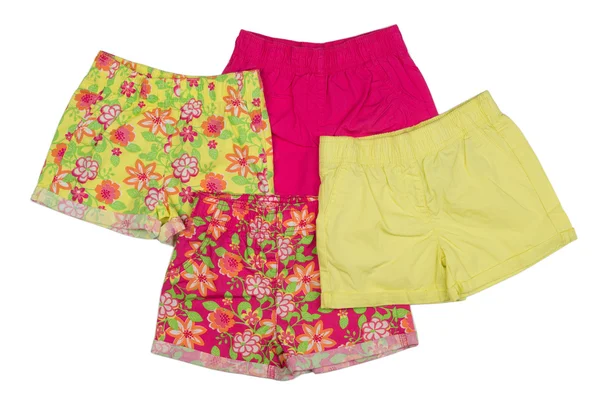 Collage van shorts kleding — Stockfoto