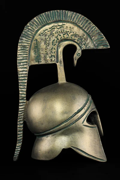 Antiga réplica capacete grego — Fotografia de Stock