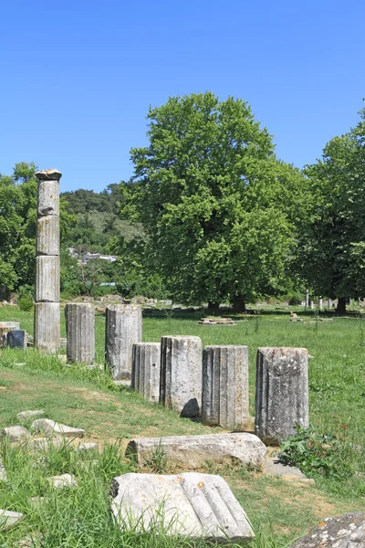 Ερείπια αρχαίου ελληνικού ναού — Φωτογραφία Αρχείου