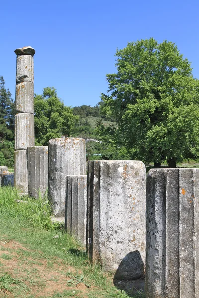 Rovine del tempio greco antico Immagine Stock