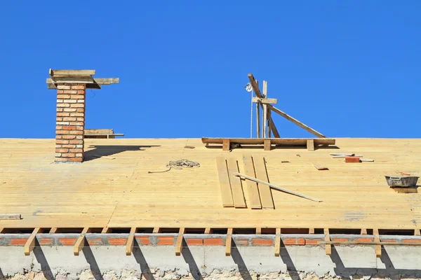 Dach im Bau. — Stockfoto