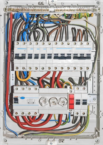 Electrical distribution board — Stock Photo, Image