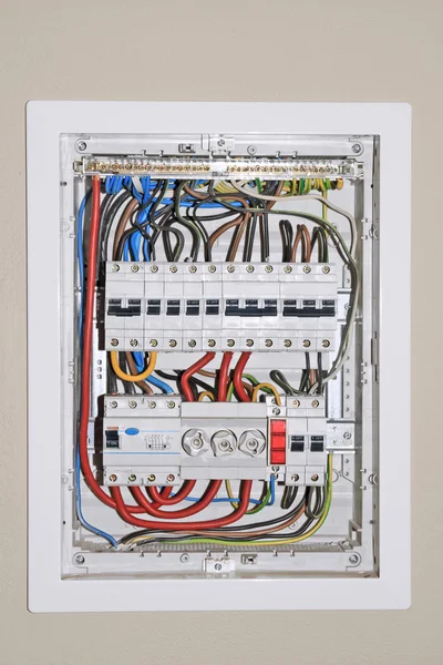 Tablero de distribución eléctrica — Foto de Stock