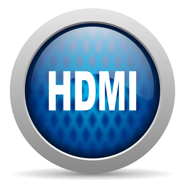Ícone de hdmi — Fotografia de Stock