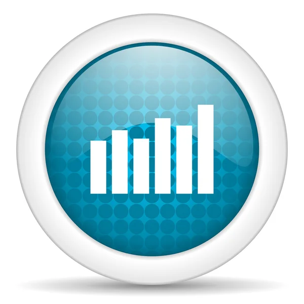Bar graph icon — Stock Photo, Image