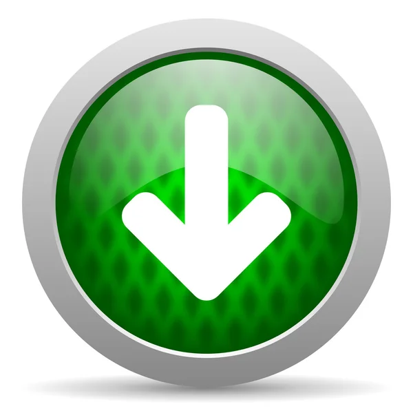 Arrow down icon — Stock Photo, Image