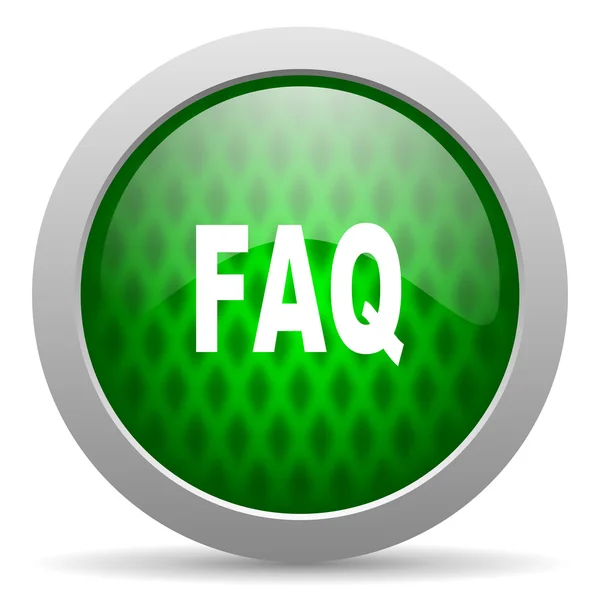 Faq icon — Stock Photo, Image