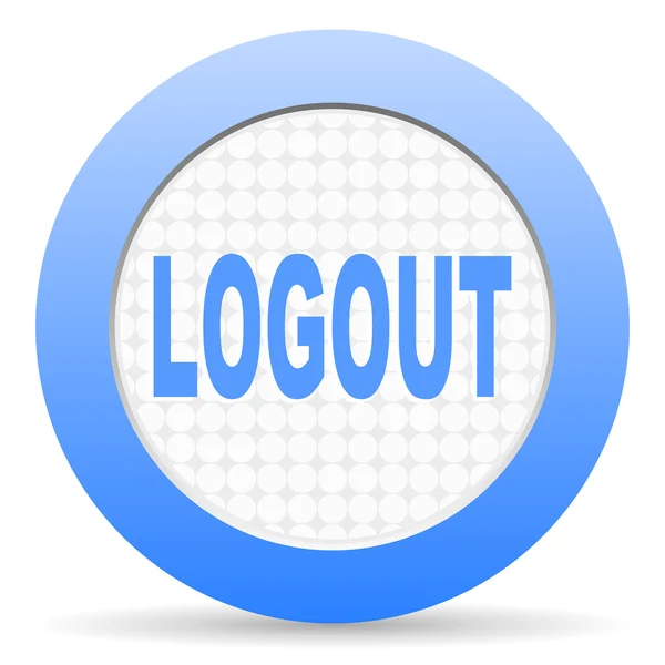 Logout-Symbol — Stockfoto