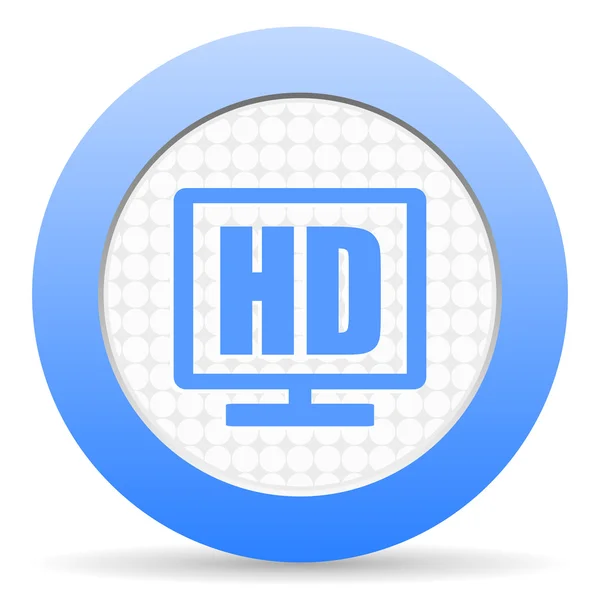 Hd display icon — Stock Photo, Image