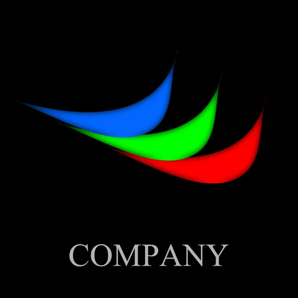 Logótipo da empresa — Fotografia de Stock
