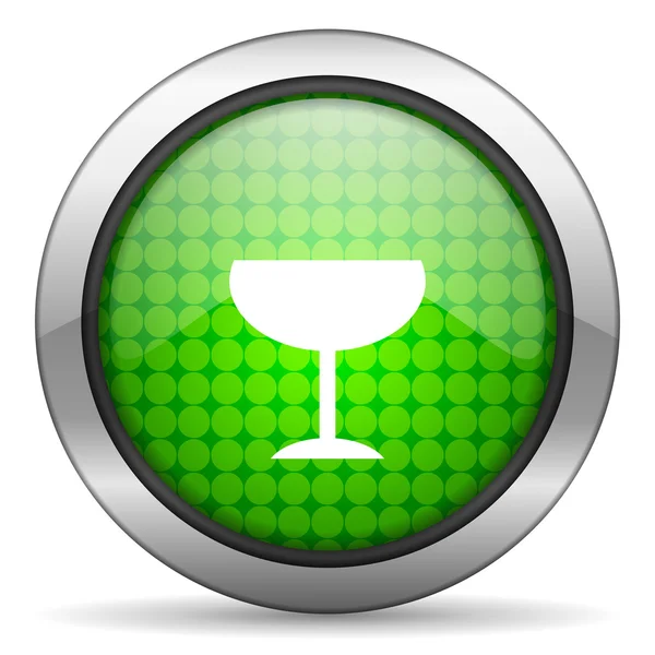 Glass icon — Stock Photo, Image