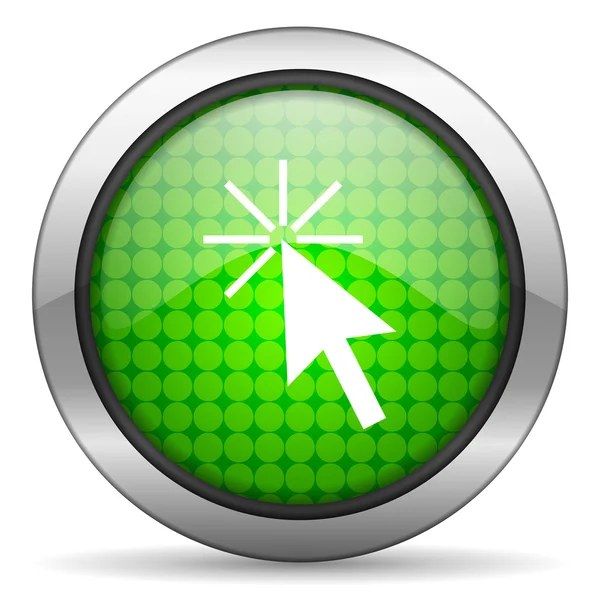 Click here icon — Stock Photo, Image