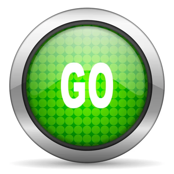 Go icon — Stock Photo, Image