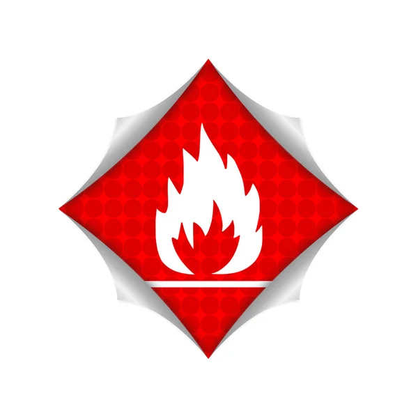 Icono de llamas — Foto de Stock