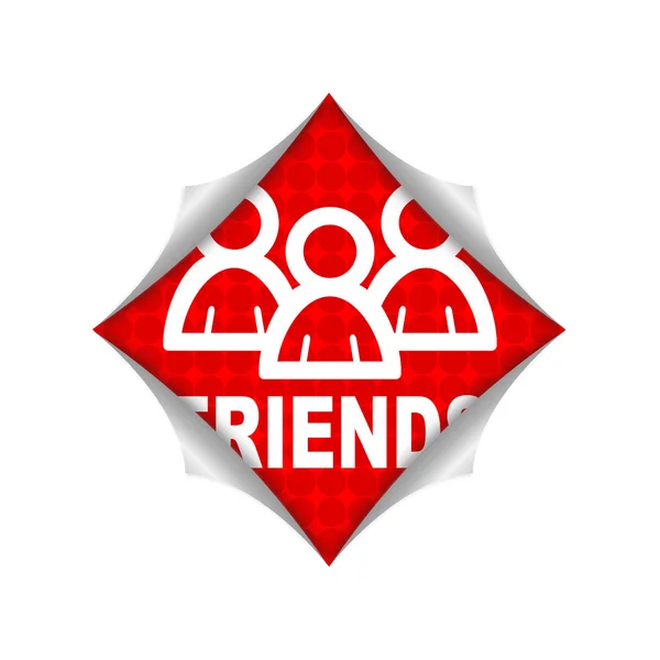 Vrienden pictogram — Stockfoto