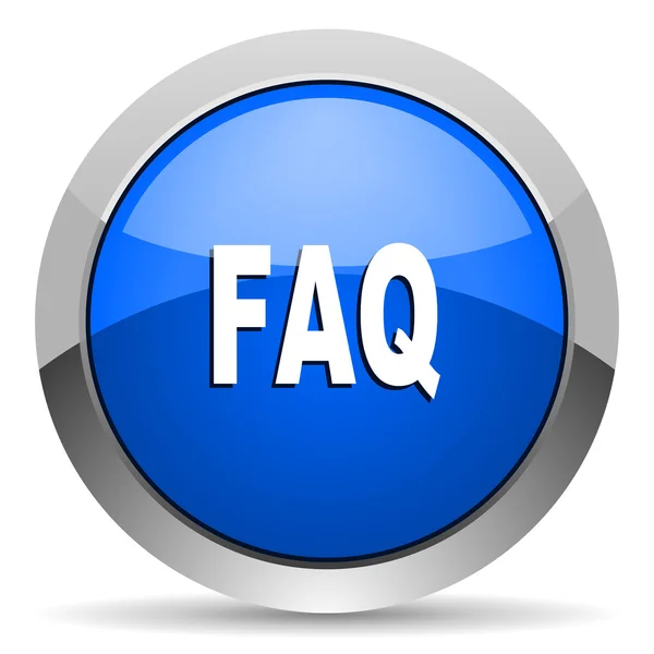 FAQ-pictogram — Stockfoto