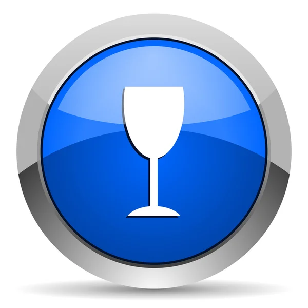 Glass icon — Stock Photo, Image