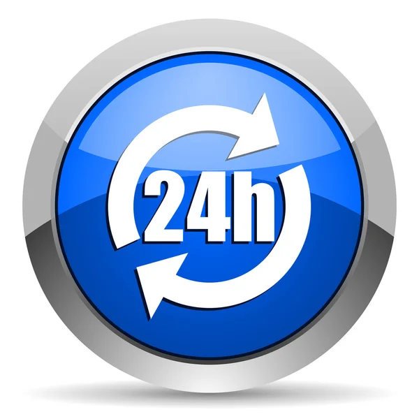 24h icon — Stock Photo, Image