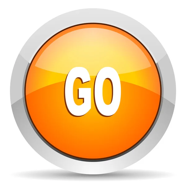 Go icon — Stock Photo, Image