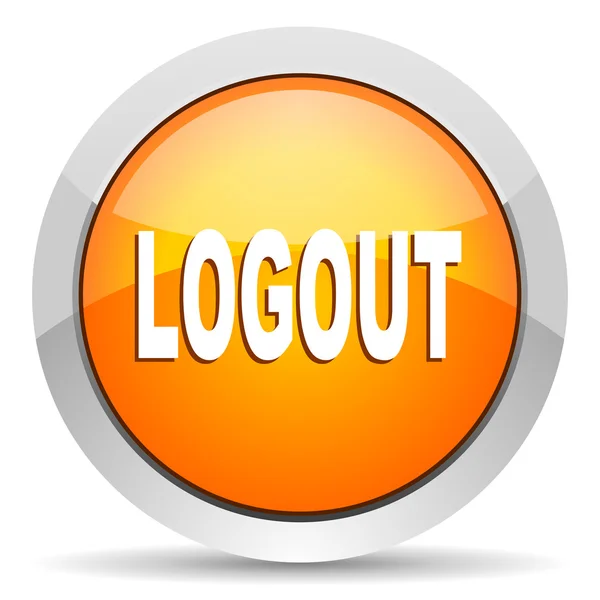 Ícone de logout — Fotografia de Stock