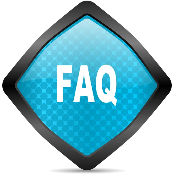 FAQ-pictogram — Stockfoto