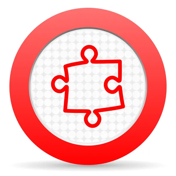 Puzzle icon — Stock Photo, Image