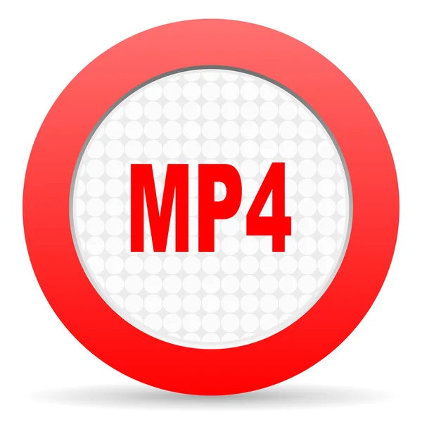 Icona mp4 — Foto Stock