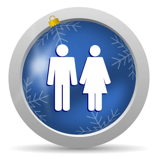 Couple icon — Stock Photo, Image