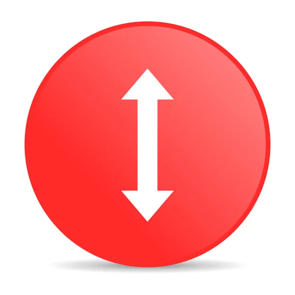 Pilar röd cirkel web blanka ikonen — Stockfoto