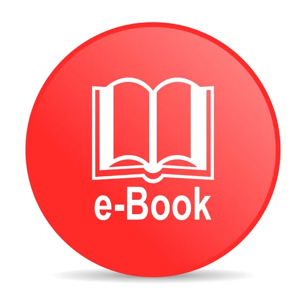 Ref-book red circle web glossy icon — стоковое фото