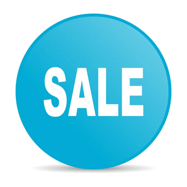 Sale blue circle web glossy icon — Stock Photo, Image