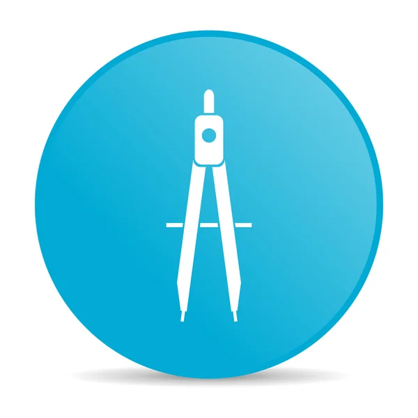 E-learning blue circle web glossy icon — Stock Photo, Image