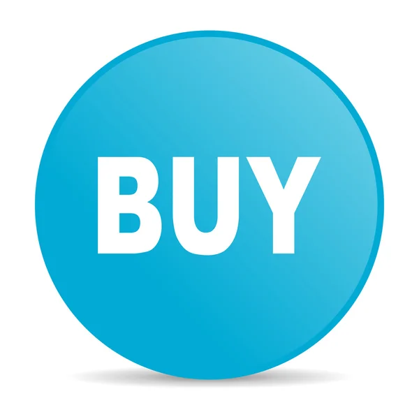 Buy blue circle web glossy icon — Stock Photo, Image