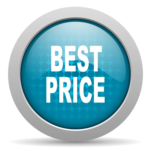 Miglior prezzo blu cerchio web icona lucida — Foto Stock