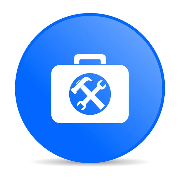 Toolkit blue circle web glossy icon — Stock Photo, Image
