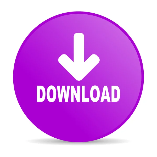 Download violet circle web glossy icon — Stock Photo, Image