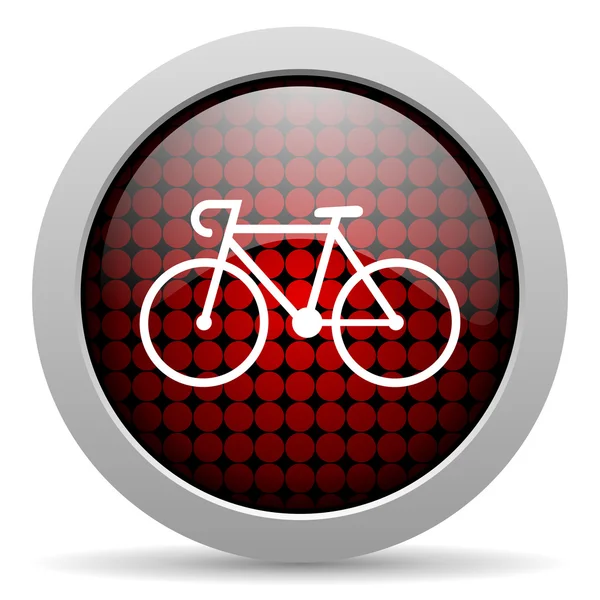 Bicycle glossy icon — Stock Photo, Image