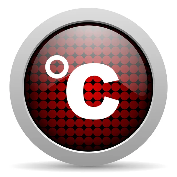 Celsius glossy icon — Stock Photo, Image