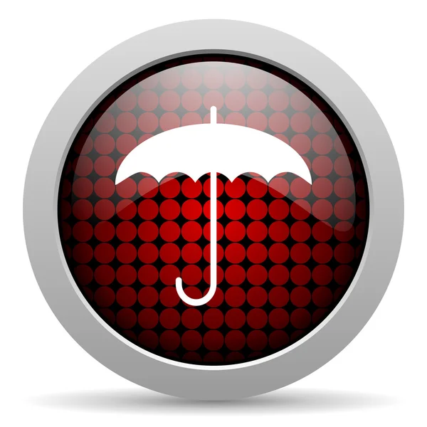 Deštník lesklý ikona — Stock fotografie