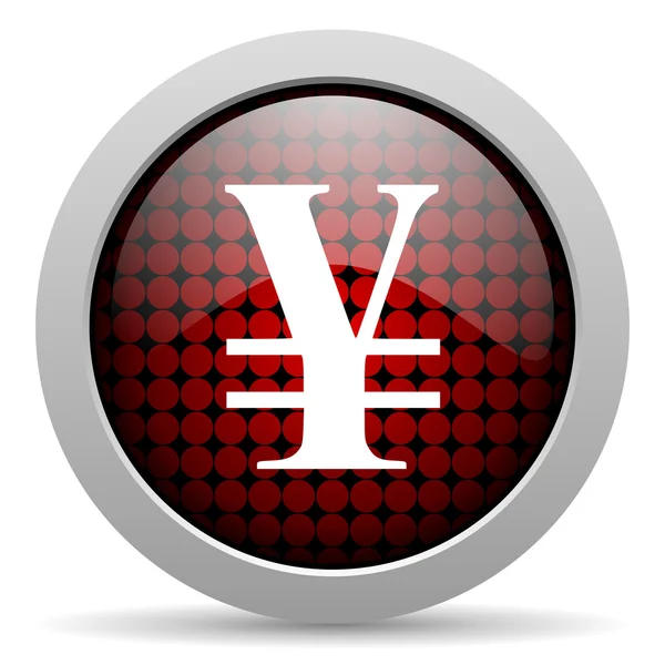 Yenes icono brillante — Foto de Stock