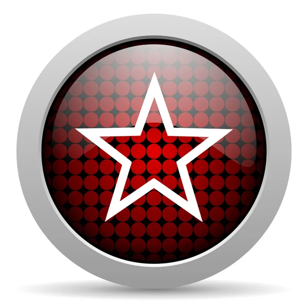 Star glossy icon — Stock Photo, Image