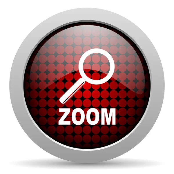 Zoom icono brillante —  Fotos de Stock